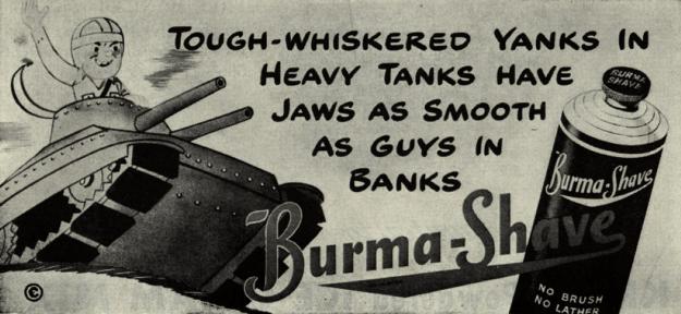 Burma-Shave advertisement