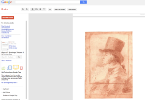 "Goya: 67 drawings" in Google Books