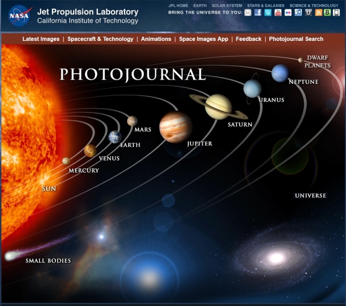 JPL homepage