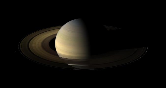 Saturn's equinox, when the sun’s disk was exactly overhead at the planet’s equator, ocurrs once every 15 Earth years.